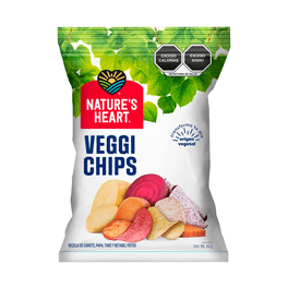 Mezcla de vegetales Nature's Heart veggi chips 142 g