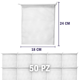 thumbnail image 2 of Bolsa para Frutas y Verduras o Juguetes Reutilizable Lavable Ecologica Blanca 20pz, 2 of 4