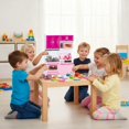 thumbnail image 4 of Minicocina rosa para niños pequeños | Juguete de cocina realista con accesorios | Juego educativo de interior para niños y niñas, 4 of 6