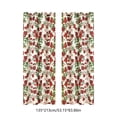 thumbnail image 3 of 1 Cortina Navideña Estampada Perforada para Sala de Estar, Cortinas Opacas, Decoración Navideña de 53 X 84 Pulgadas., 3 of 7