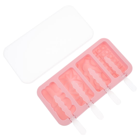 FOMIYES 1Jgo De Silicona Para Helados Y Snacks Con Color Rosa