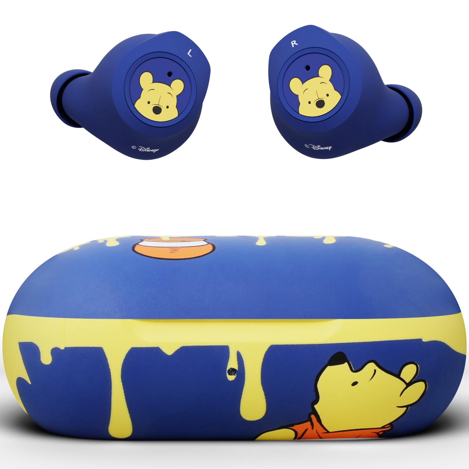 Auriculares Bluetooth iJoy Disney Winnie The Pooh con funda de carga