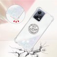 thumbnail image 3 of Funda para Xiaomi POCO X5 5G con Brillo Líquido Flotante, Purpurina, Parachoques y Anillo Giratorio Soporte, 3 of 5