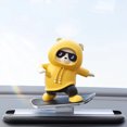 thumbnail image 1 of Car Bear Ornaments Cute Scooter Power Bear Car Interior Supplies Home Decoration Supplies, 1 of 2