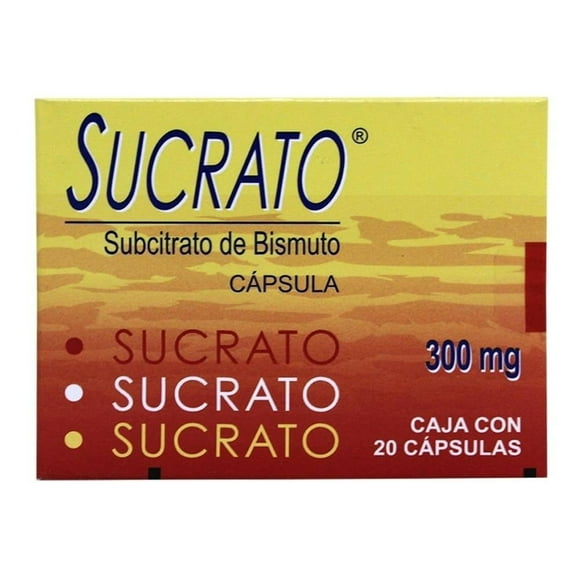 Sucrato Subcitrato de Bismuto 300 mg 20 cápsulas