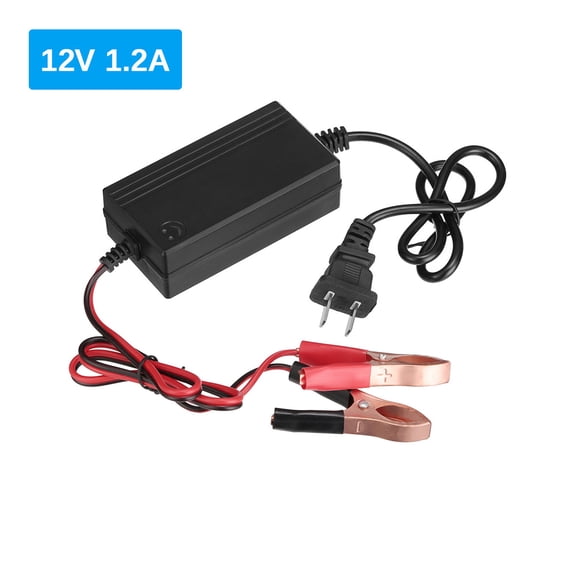 Cargador de batería de coche de 12 V, portátil y con función de mantenimiento de carga lenta.