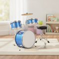 thumbnail image 4 of perfecl Kids Drum Set Drum Kit with Stool Durable Educational Percussion Instrument for Beginners, 4 of 7