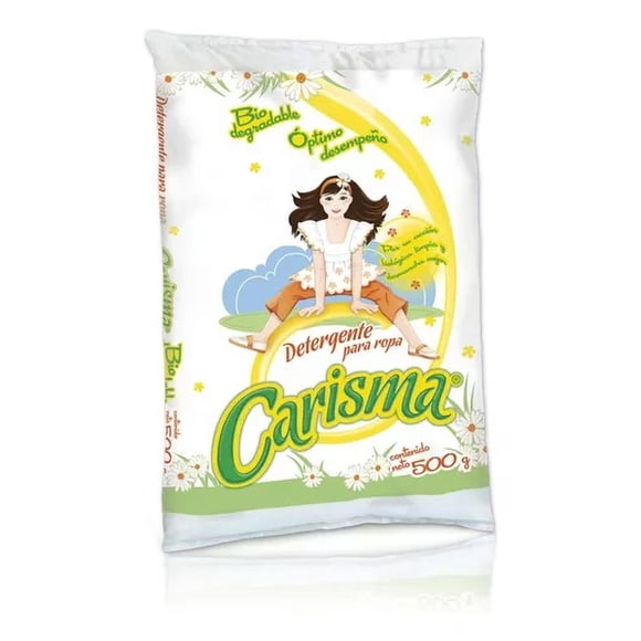 Detergente Biodegradable Carisma 20 Pz De 500g