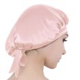 thumbnail image 4 of Billuyoard Gorros de noche con banda elástica, gorro de dormir, envoltura ajustable para el cuidado del cabello, gorro de dormir de belleza para Juegos de accesorios de baño, 4 of 5