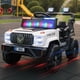 thumbnail image 2 of Kids House Carrito Electrico Montable para Niños Turbo Cruiser, Diseño de Policia, Color Blanco, Carrito de Control Remoto y Manejo Directo, con Luces, Estereo y Pedales Funcionales, 2 of 8