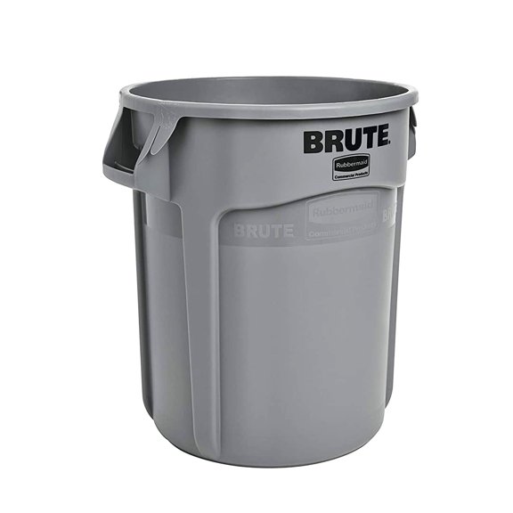 Contenedor Brute Rubbermaid Sin Tapa 37.9 Lt, Gris Rubbermaid FG261000GRAY