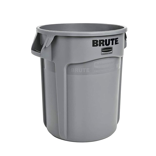 Contenedor Brute Rubbermaid Sin Tapa 37.9 Lt, Gris Rubbermaid FG261000GRAY