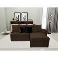 thumbnail image 2 of Sala esquinera Modular EL BAZAR STORE Orlando Chocolate 200x160 cm Moderna en esquina, 2 of 7