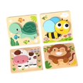 thumbnail image 1 of Rompecabezas de madera Uds., tablero de rompecabezas Montessori , reconocimiento de animales, artesanía de madera, rompecabezas Estilo B, 1 of 7
