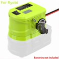 thumbnail image 1 of Para Ryobi Batería Li-ion de 18V, Convertidor de Reducción de 18V a 12V Adaptador de Rueda Power Reductor de Voltaje Transformador para Electrodomésticos de Auto, 1 of 7