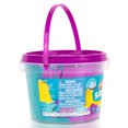 thumbnail image 3 of Arena moldeable Hasbro Play Doh Cubo de Slimysand 680 g Masa Verde Azulada y Morada, 3 of 4