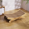 thumbnail image 4 of Cama Rascadora para Gatos de Yute Natural, Almohadilla Rascadora para Gatos, Bandeja Rascadora para Gatos, Mueble Resistente a Arañazos, Tabla Rascadora para Gatos de Interior, Gatitos y Cachorros, 4 of 6
