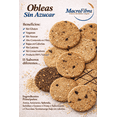thumbnail image 2 of Galleta Chocolate Semiamargo Oblea Avena Amaranto  Macrofibra Integral sin Azucar Vegano sin Gluten sin Lactosa Macrobiotico E Integral 3 Botes c/12 Pzas, 2 of 7