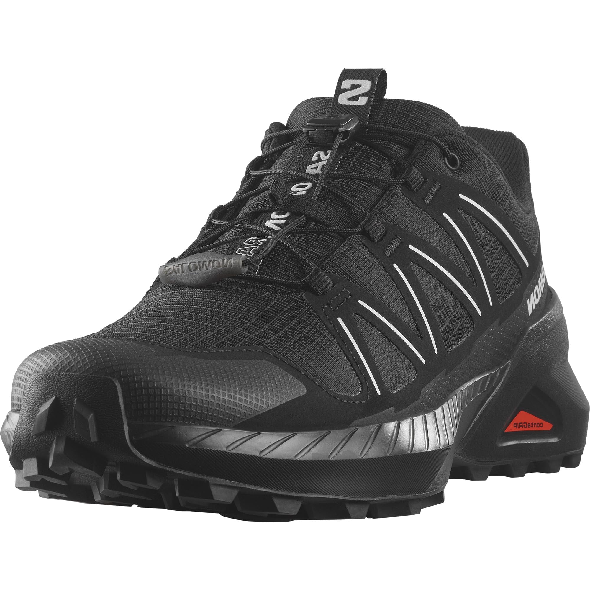 Zapatillas de trail running Salomon Speedcross Peak para hombre, negras, 10 m