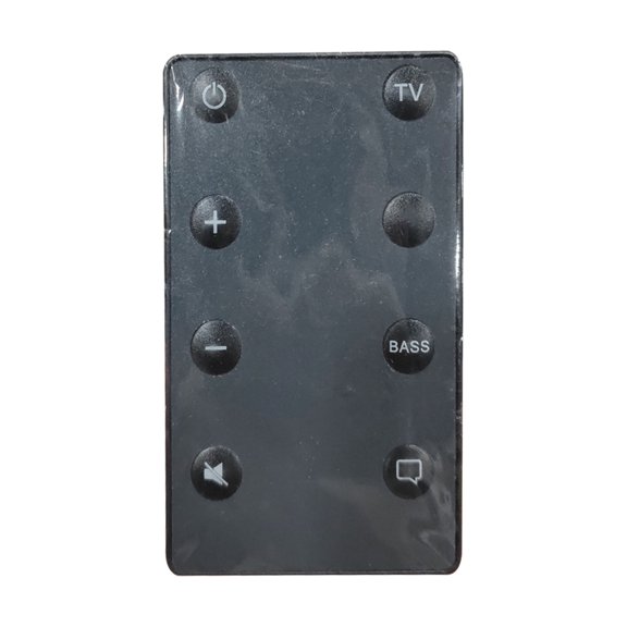 Control remoto de repuesto universal compatible con barras de sonido de 5, 10 y 15 pulgadas. Control remoto de 8 teclas fácil de usar con respuesta rápida.