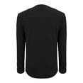 thumbnail image 2 of Playera George Talla EG Cuello Redondo Manga Larga Lisa Negra, 2 of 4