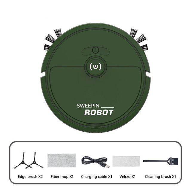 Sweeping Robot USB Charging Sweeping Mopping Suction Three In One Vacuum Cleaner Household Gifts Small Appliances