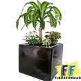 thumbnail image 4 of Maceta de Fibra de Vidrio FibraFormas Mod. Cubo 20cm Chocolate, 4 of 7