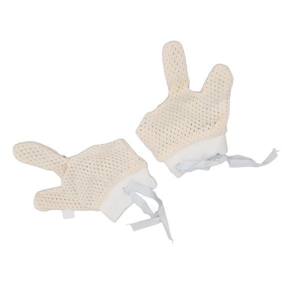 Guantes de Guantes de Guantes de Malla, Guantes de Malla para Bebés Transirables para la Piel Anti -arañacos con Cordero para recién nacidos niñas niñas