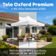 thumbnail image 5 of Toldo Plegable Reforzado 3x3m NINON LUNOR Lona Oxford 600D Impermeable y Protección UV, 5 of 9