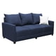 thumbnail image 3 of Sofa El Bazar Store Atlanta Lino Azul Marino 3 plazas Modular Moderno, 3 of 4
