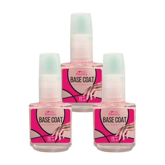 Pack 3 Pz - Esmalte Base Coat KJ Beauty