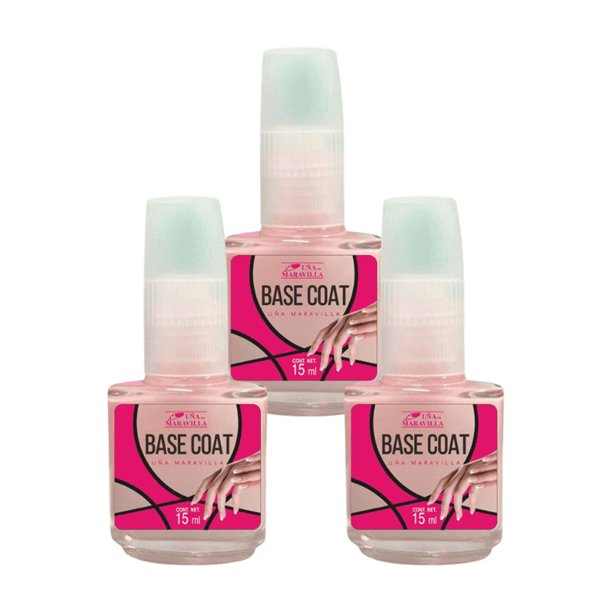 Pack 3 Pz - Esmalte Base Coat KJ Beauty