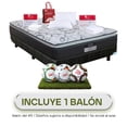 thumbnail image 1 of Colchón Mas Box Matrimonial América Aspen + 2 Almohadas Suaves + Protector de Colchón + Juego de Sabanas Blancas + 1 Balón de Regalo Atlas Del Descanso, 1 of 8
