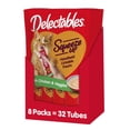 thumbnail image 1 of Wet Cat Treats Hartz Delectables Squeeze Up Chicken 120 ml x32, 1 of 8