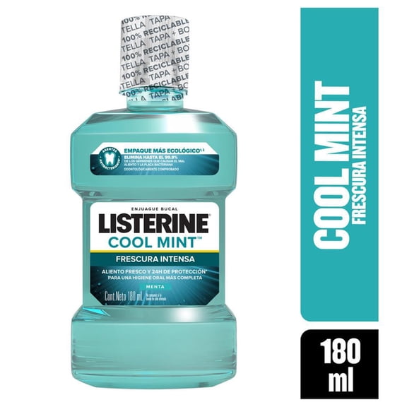 Enjuague bucal Listerine Cool Mint menta 180 ml