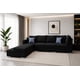 thumbnail image 1 of Sala esquinera EL BAZAR STORE Aquiles 260x200 cm Negro Moderna modular, 1 of 5