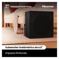 thumbnail image 4 of Barra de sonido Hisense con subwoofer inalámbrico, 3.1 canales, con Bluethooth, 480 W. HS3100, 4 of 13