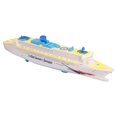 thumbnail image 1 of Modelo De Barco De Crucero Para Niños, Barco Transatlántico De Juguete Con Luz LED Eléctrica Para Interiores Para Niños Y Niñas, 1 of 7