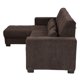 thumbnail image 3 of Sofá Love Chaise Izquierdo en L Eros 3 Plazas Chocolate para Sala, 3 of 8