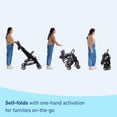 thumbnail image 2 of Graco Ready2Jet Compact Stroller – Compact Travel Stroller with Automatic Fold, Lilac Mod, 2 of 5
