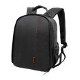 thumbnail image 2 of Mochilas para cámara,Mochila para cámara DSLR SLR Bolsa para cámara Fotógrafos,Mochila de viaje para fotografía impermeable para mujeres y hombres,Estuche para cámara Mochila negro naranja, 2 of 9