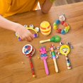 thumbnail image 4 of 8x juguetes de sonajero de madera para bebé, juguete sensorial de instrumento de percusión, juguete de desarrollo musical para bebé, fiesta, niños y, 4 of 9