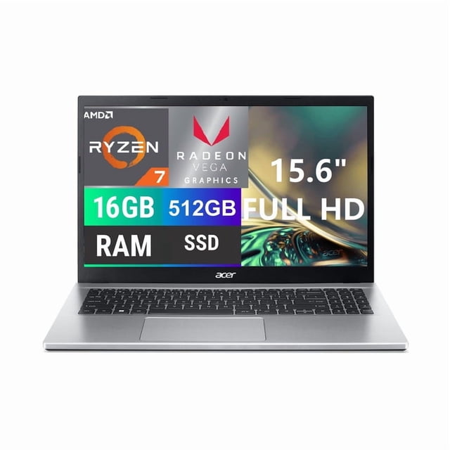 Laptop Acer Aspire 3 AMD Ryzen 7 16GB RAM 512GB SSD