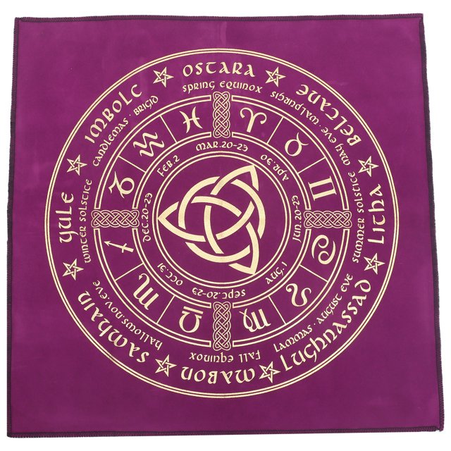 Mantel de Tarot, Mantel de Mesa para Lectura de Tarot, Mantel de Adivinación, Mantel de Altar, Tapete para Cartas de Tarot