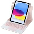 thumbnail image 3 of Funda con Teclado Giratorio de 360° con Panel Táctil para iPad A16 2025 / iPad 11ª Gen (Rosa), 3 of 8