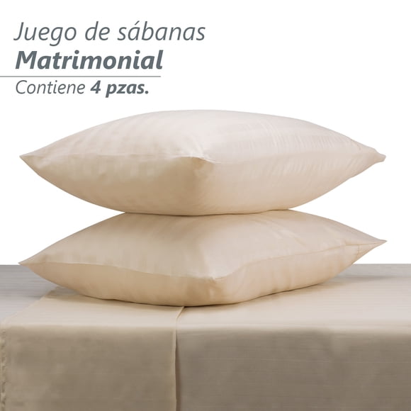 Juego De Sabanas Matrimonial Egipcian Premium 2,800 Hilos