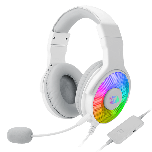 Audífonos Gamer Redragon Pandora Blanco Usb H350rgb Redragon H350 RGB PANDORA W