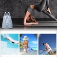thumbnail image 4 of Mochila de gimnasio para mujer con compartimento para zapatos y bolsillo húmedo, bolsa deportiva impermeable y ligera para viajar, 4 of 8