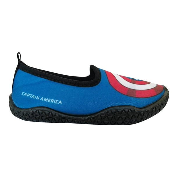 Aqua Socks Marvel Talla 18 Capitán América Azul