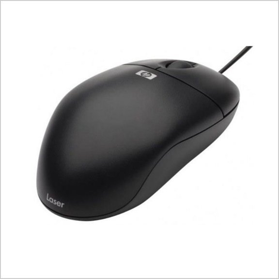 Mouse Óptico HP USB, NEGRO (2HD77LA)